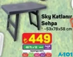 SKY KATLANIR SEHPA 53X78X58 CM indirimli fiyat SKY KATLANIR SEHPA 53X78X58 CM fiyat ve kampanya bilgisi